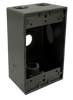 Red Dot IH4-1-LM Single Gang Universal Weatherproof Box 4 Hubs 1/2 In  Aluminum