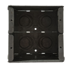 Crouse-Hinds TP691 Masonry Box Steel 2-Gang 12 KO 1/2 or 3/4 Inch