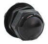 Beisit M6344B - M63x1.5mm Metric Thread Nylon Cable Gland Black w/Round Cap Range: 1-7/16" to 1-3/4", UL Recognized, IP68