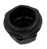 Beisit M6344B - M63x1.5mm Metric Thread Nylon Cable Gland Black w/Rubber Multi Hole Cap Range: 1-7/16" to 1-3/4", UL Recognized, IP68