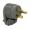 Eaton Arrow Hart 6865HG Angle Plug 20A 250V 2P 3W Hospital Grade Box of 10