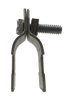 B-Line B2001 Pipe and Conduit Strut Clamp 1/2 Inch TW 3/8 Inch Rigid Steel 10/PKG