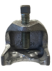 Bridgeport 953 Beam Clamp 2 Inch Malleable Iron Square Head Screw Type