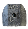 Bridgeport 953 Beam Clamp 2 Inch Malleable Iron Square Head Screw Type