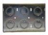 Crouse and Hinds TP692 Masonry Box 3 Gang 1/2-3/4 In KO Steel 5.5 x 3.5 x 3.75