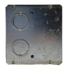 Crouse and Hinds TP692 Masonry Box 3 Gang 1/2-3/4 In KO Steel 5.5 x 3.5 x 3.75