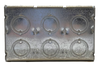 Crouse and Hinds TP692 Masonry Box 3 Gang 1/2-3/4 In KO Steel 5.5 x 3.5 x 3.75