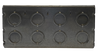 Garvin TB-435-G Masonry Box 4 Gang 1/2-3/4 In KO Gal Steel 3.5 x 7.375 x 3.75