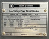 Square D DS-206 Low Voltage Power Circuit Breaker 400A 600V 3P 22kA