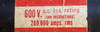 Bussmann FRS-R-300 Fuse 300A 600V 200kA Class RK5 Dual Element Time Delay