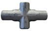 Eaton Crouse-Hinds X17 Condulet 1/2 Inch Form 7 X Shape Feraloy Iron Alloy