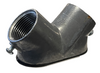 Arlington HL100 Pulling Elbow 1 In Zinc Die Cast 90 Deg Angle W/Cover and Gasket