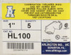 Arlington HL100 Pulling Elbow 1 In Zinc Die Cast 90 Deg Angle W/Cover and Gasket