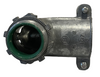 Bridgeport 807-DCI2 Connector 1 In 90 Degree Insulated Zinc Die Cast Steel Cover