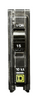 Square D QOB115 Mini Circuit Breaker, QO, 15A, 1-Pole, 120/240V AC, 10kA, Bolt-On