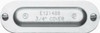 Crouse Hinds 250 Conduit Body Cover Material: Aluminum Diameter: 3/4 Inch E121488, Gaskets Not Included