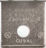 Burndy K2A29U Mechanical Lug, 2 Conductor, #6 AWG–250 kcmil, 3/8" Stud, Al/Cu