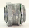 Bridgeport 437-LT2 Connector 3 Inch Zinc Die Cast Liquid Tight Straight