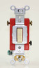 Leviton 1223-2I Toggle Switch 3 Way Grounding 20A 120/277V Ivory