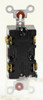 Hubbell CS1222I Toggle Switch 20A 120/277V Double Pole, Ivory, For Back and Side Wiring, Specification Grade, 1222I