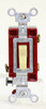 Hubbell CS1222I Toggle Switch 20A 120/277V Double Pole, Ivory, For Back and Side Wiring, Specification Grade, 1222I