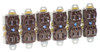 Cooper BR15B Duplex receptacle 15A-125V 5-15R, Brown In Color Back and Side Wire