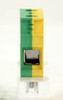 Cabur TE50D Green-Yellow Terminal Block Connector 125A 1P 16-1AWG