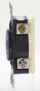 Leviton 2440 Locking Single Receptacle 20 Amp, 120/208 Volt 3-Phase Y, NEMA L18-20R, 4P, 4W, Flush Mtg, Industrial Grade, Non-Grounding, V-0-MAX - BLACK