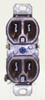 Leviton 5320-B Duplex Receptacle 5320 15A;125V Color Brown