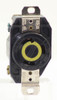 Leviton 2610 Single Lock Receptacle 30A 125V 2 Pole 3 Wire NEMA L5-30R Grounding Flush Mount Industrial Grade