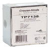 Crouse-Hinds TP7138 Outlet Box Two Gang Deep Weatherproof with Side Entry (7) 3/4 Inch Hole, 2-5/8 Inch Deep, 36.0 CU Inch Capacity