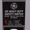 General Electric THN3363 Non-Fusible Disconnect | 100A | 600V | 3-Pole | NEMA 1 | Heavy Duty