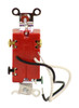 Hubbell HBL1223PL 3 Way Pilot Light Toggle Red Switch 20A 120-277VAC