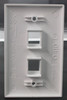 Legrand WP3402-WH 2 Port Wall Plate White