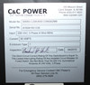 C and C Power 90880-C208365EC090002MB UPS Bypass 90A 208V 3Ph 4 Wire 60Hz Type 1