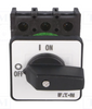 Eaton P1-32/EZ Switch Disconnector 32A 3P P1 On-Off Switch Center Mounting Black Thumb Grip and Front Plate