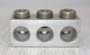 CMC L3M2-500 Dual Rated Solderless Connector 500 MCM-4 3 Barrel 2-Hole