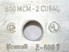 Brumall 2-600T Aluminum Mechanical lug 600MCM-2 2 Ports 1-Hole