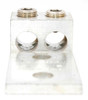 Brumall 2-350L2 Panelboard Mechanical Lug 2 Ports 2-Holes 1/2-inch Stud 350MCM-6