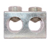 Blackburn ADR35-21 Mechanical Lug 2 Conductor 1 Hole Mount 1/2 Inch Bolt Hole Tin Plated