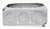 Steel City 53151-1/2-3/4 4 Inch Square Extension Ring 1-1/2 Deep Drawn Metallic