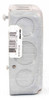 Steel City 53151-1/2-3/4 4 Inch Square Extension Ring 1-1/2 Deep Drawn Metallic