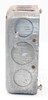 Steel City 53151-1/2-3/4 4 Inch Square Extension Ring 1-1/2 Deep Drawn Metallic