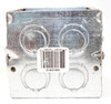 Steel City GW-235-G Masonry Box 2-Gang 3-1/2 Deep Galvanized Steel