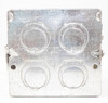 Steel City GW-235-G Masonry Box 2-Gang 3-1/2 Deep Galvanized Steel