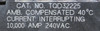General Electric TQD32225 Breaker 225A 240V 3P 10kA