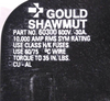 Gould Shawmut 60300 Fuse Holder 30A 600V 3P Class H/K Fuses