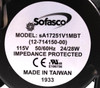 Sofasco sA17251V1MBT Impedance Protected AC Cooling Fan 115V 50/60Hz 24/28W.