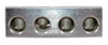 Burndy K4A29U4N Mechanical Lug 6-250 kcmil 4 Ports 4 Mounting Holes 1/2 In Stud