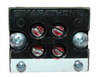 Marathon 1102 Barrier Terminal Block 65A 600V Panel Mount Brass Tin Plated